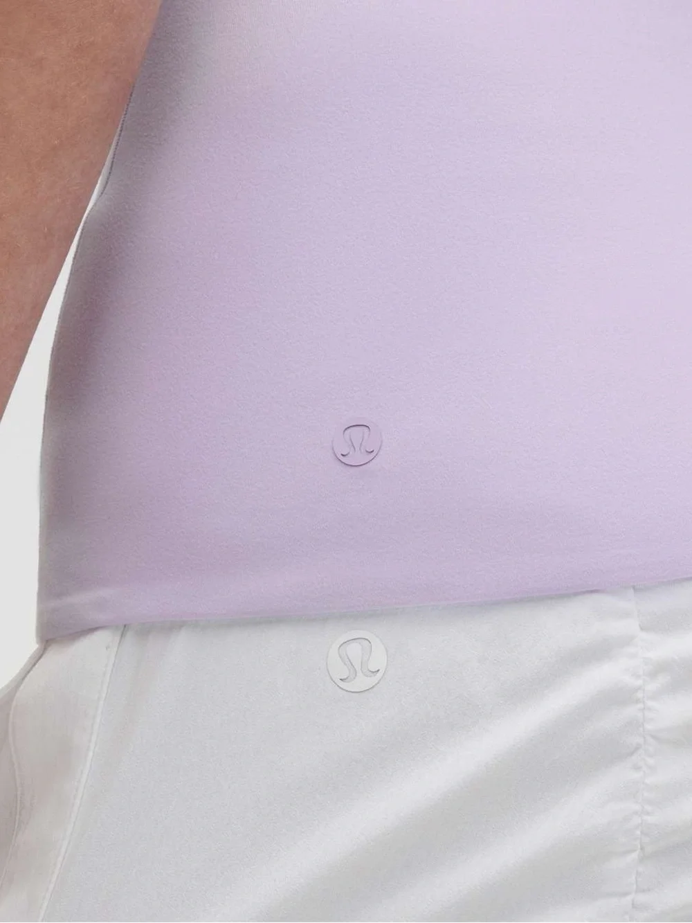 262. Lululemon Wundermost Ultra-Soft Nulu Scoop-Neck Tank Top Lavender Frost Sm